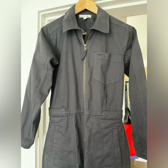 98% cotton Alex Mill jumpsuit, dark grey - Picture 1 of 11